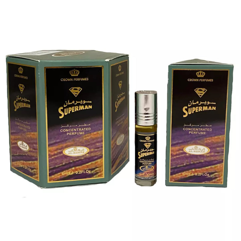 Al Rehab Superman perfume oil (6 in a box)