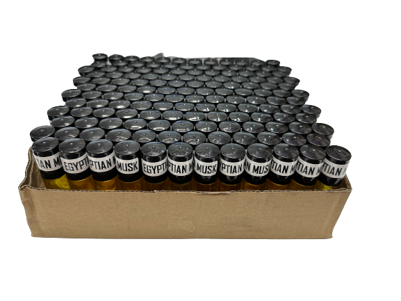 144 Pcs Egyptian Musk Body Oil Roll On Tray