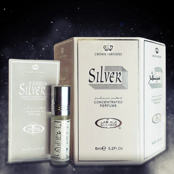 Al Rehab Silver perfume oil (6 in a box)