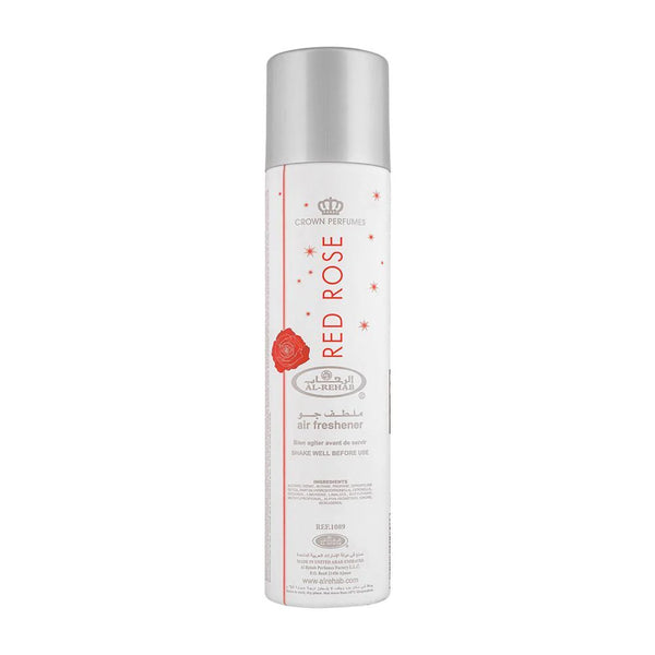 Al Rehab Red Rose Air Freshener 300 ml (6 in a pack)