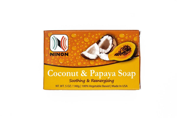 Ninon Coconut and Papaya Soap (5oz) 12PCS